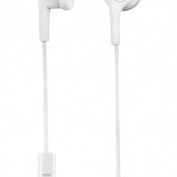 Audífonos EB-MIC, Alámbrico, 1 Metro, 3.5mm, Blanco