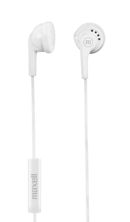 Audífonos EB-MIC, Alámbrico, 1 Metro, 3.5mm, Blanco