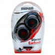 AUDIFONO MAXELL EARHOOK C/MICROF ROJO