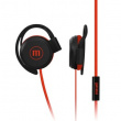 AUDIFONO MAXELL EARHOOK C/MICROF ROJO