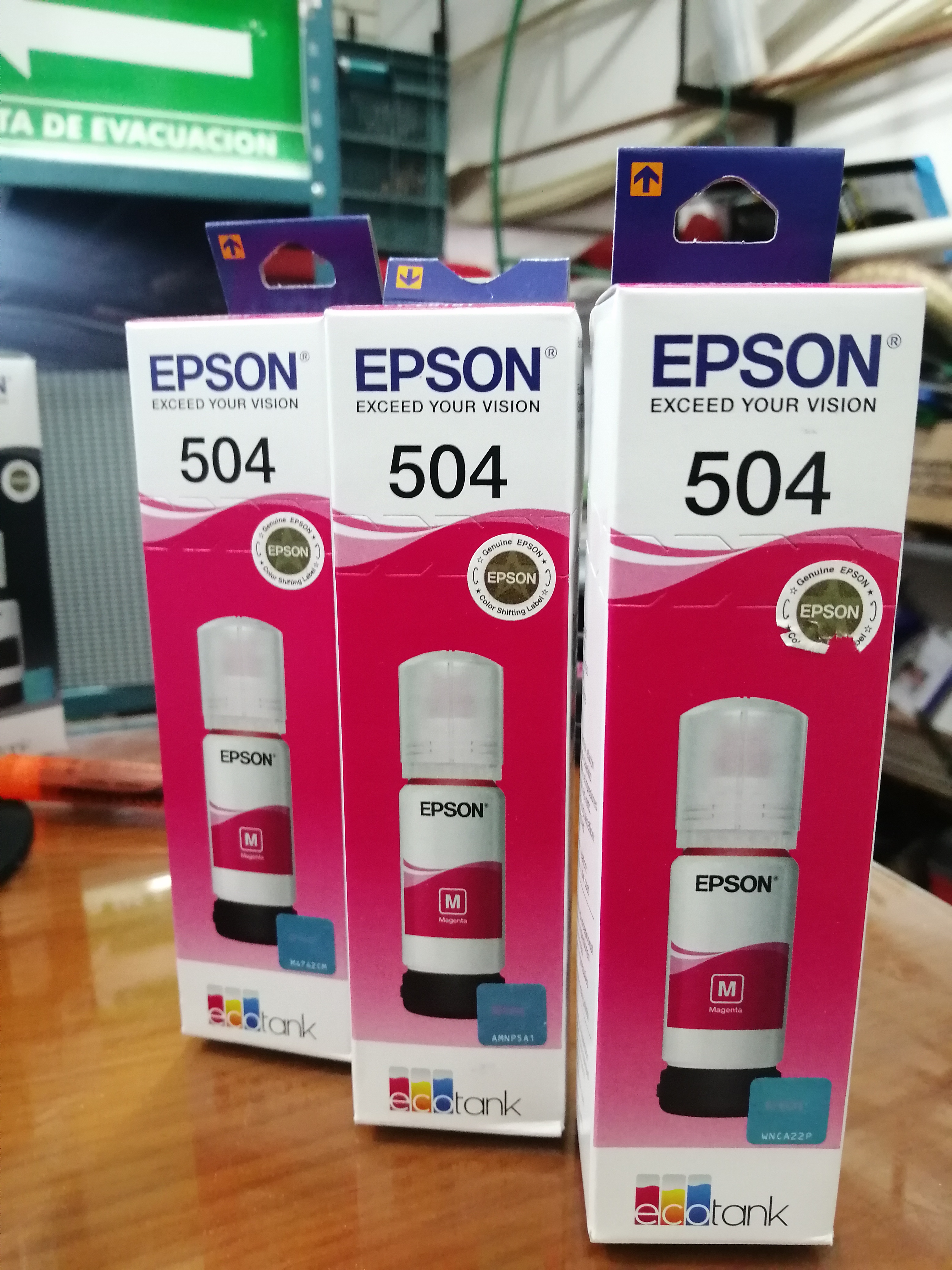 Botella de Tinta Magenta Epson T504