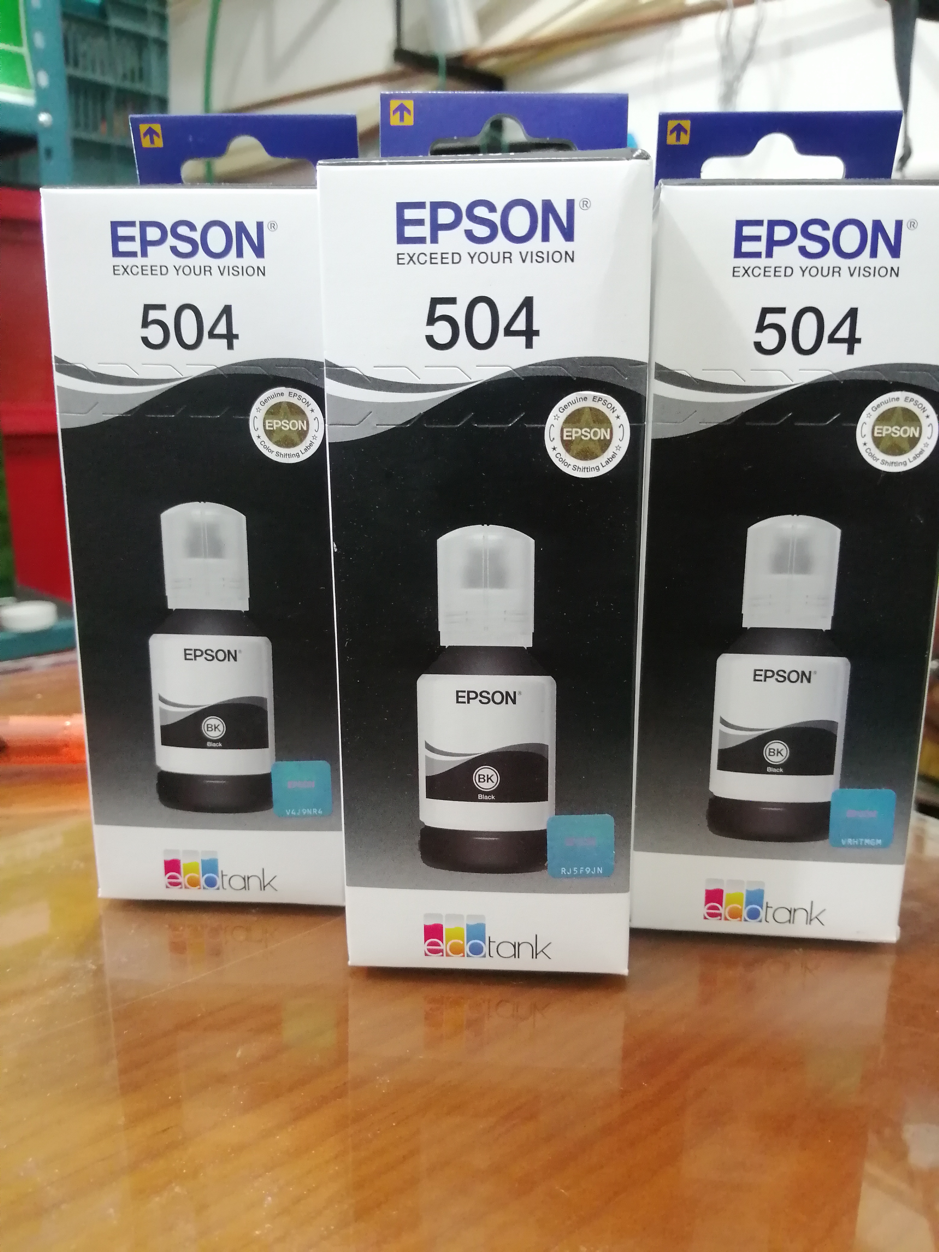  Botella de Tinta Negra Epson T504