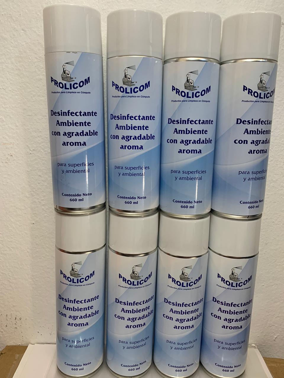 PROLICOM, SANITIZANTE AMBIENTAL CON AGRADABLE AROMA 